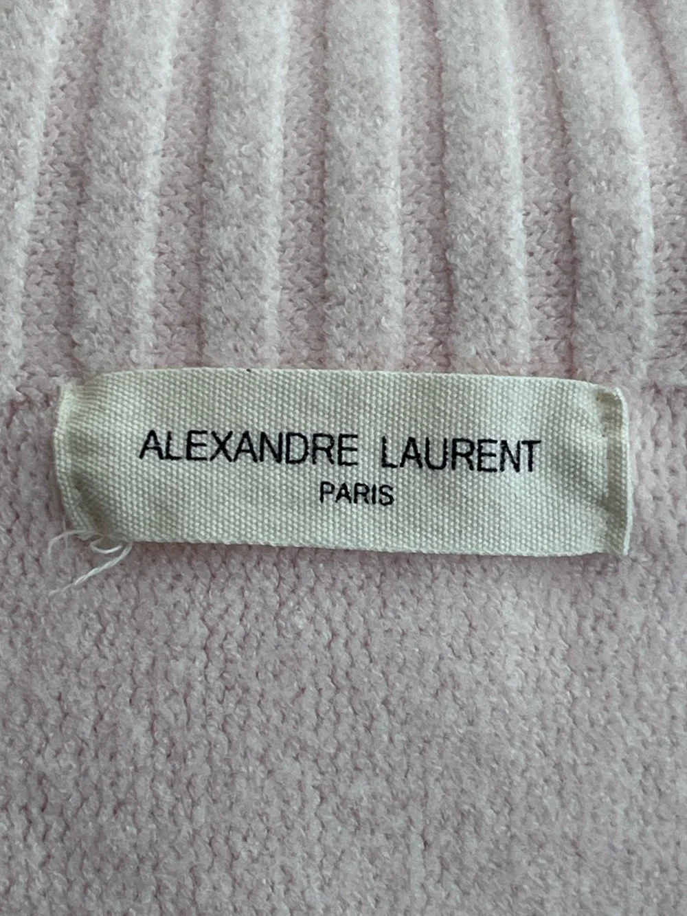 Alexandre Laurent Paris Sz M Light Pink Oversized Short-Sleeve Sweater